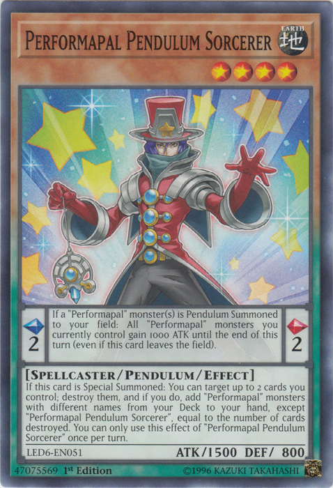 Performapal Pendulum Sorcerer [LED6-EN051] Common | Exor Games Dartmouth