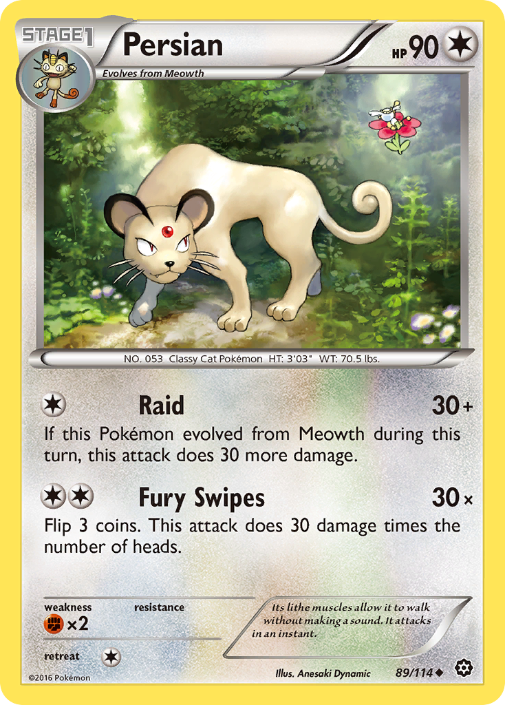 Persian (89/114) [XY: Steam Siege] | Exor Games Dartmouth