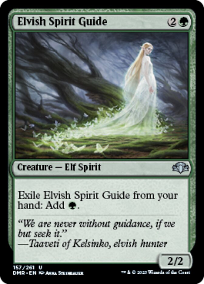 Elvish Spirit Guide [Dominaria Remastered] | Exor Games Dartmouth