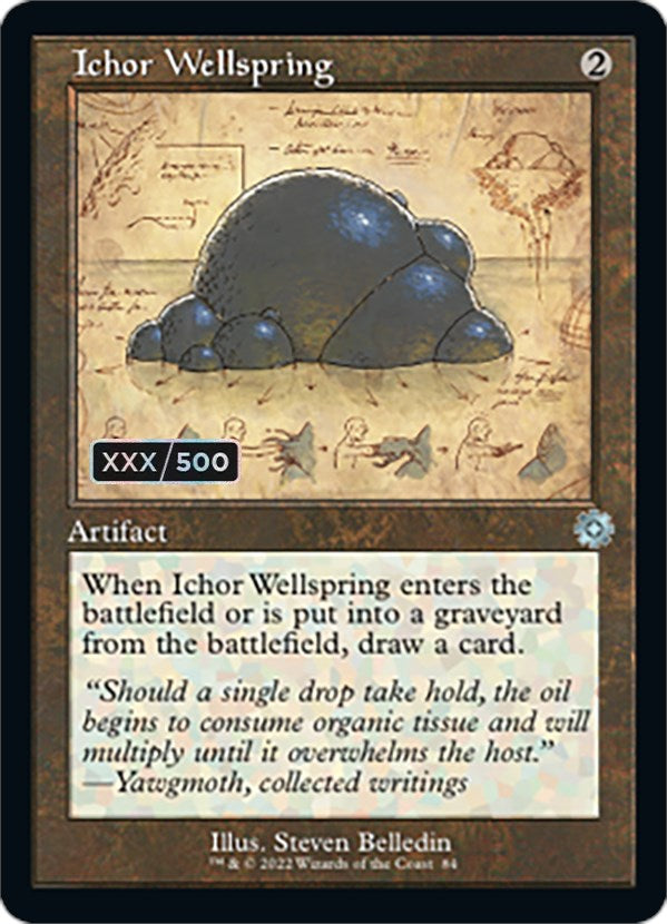 Ichor Wellspring (Retro Schematic) (Serial Numbered) [The Brothers' War Retro Artifacts] | Exor Games Dartmouth