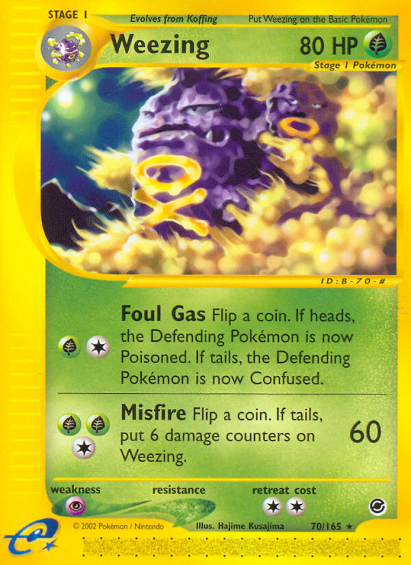 Weezing (70/165) [Expedition: Base Set] | Exor Games Dartmouth