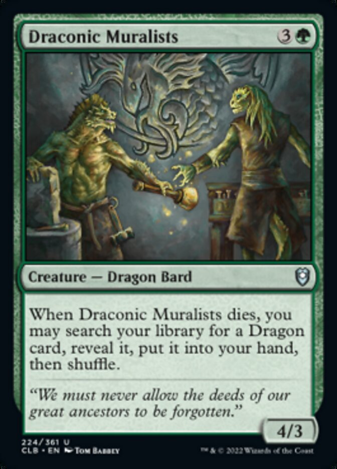 Draconic Muralists [Commander Legends: Battle for Baldur's Gate] | Exor Games Dartmouth