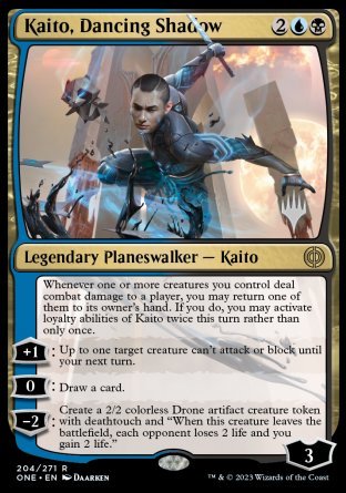 Kaito, Dancing Shadow (Promo Pack) [Phyrexia: All Will Be One Promos] | Exor Games Dartmouth