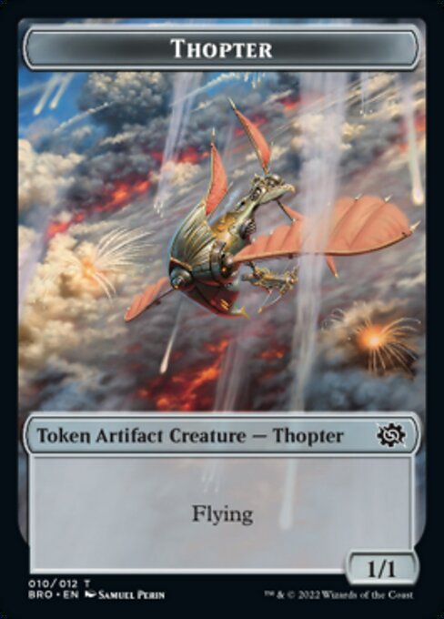 Powerstone // Thopter Double-Sided Token [The Brothers' War Tokens] | Exor Games Dartmouth