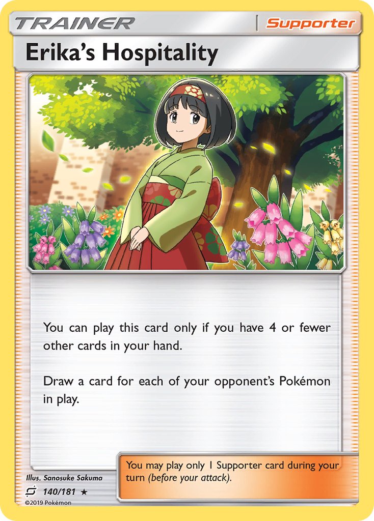 Erika's Hospitality (140/181) (Theme Deck Exclusive) [Sun & Moon: Team Up] | Exor Games Dartmouth