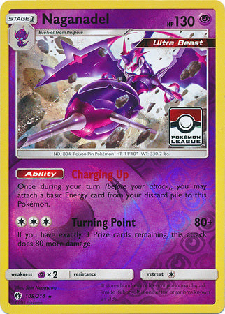 Naganadel (108/214) (League Promo) [Sun & Moon: Lost Thunder] | Exor Games Dartmouth