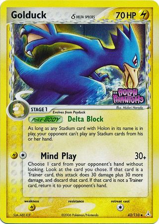 Golduck (43/110) (Delta Species) (Stamped) [EX: Holon Phantoms] | Exor Games Dartmouth