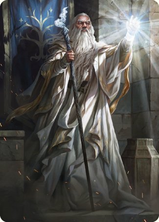 Gandalf the White Art Card [The Lord of the Rings: Tales of Middle-earth Art Series] | Exor Games Dartmouth