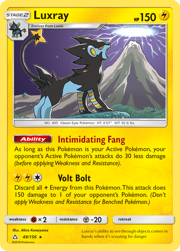 Luxray (48/156) [Sun & Moon: Ultra Prism] | Exor Games Dartmouth