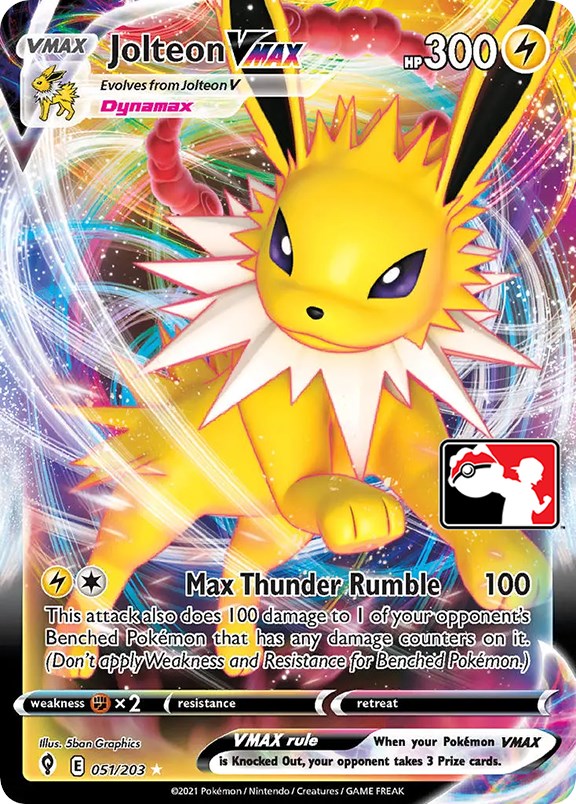 Jolteon VMAX (051/203) [Prize Pack Series One] | Exor Games Dartmouth