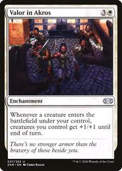 Valor in Akros [Double Masters] | Exor Games Dartmouth