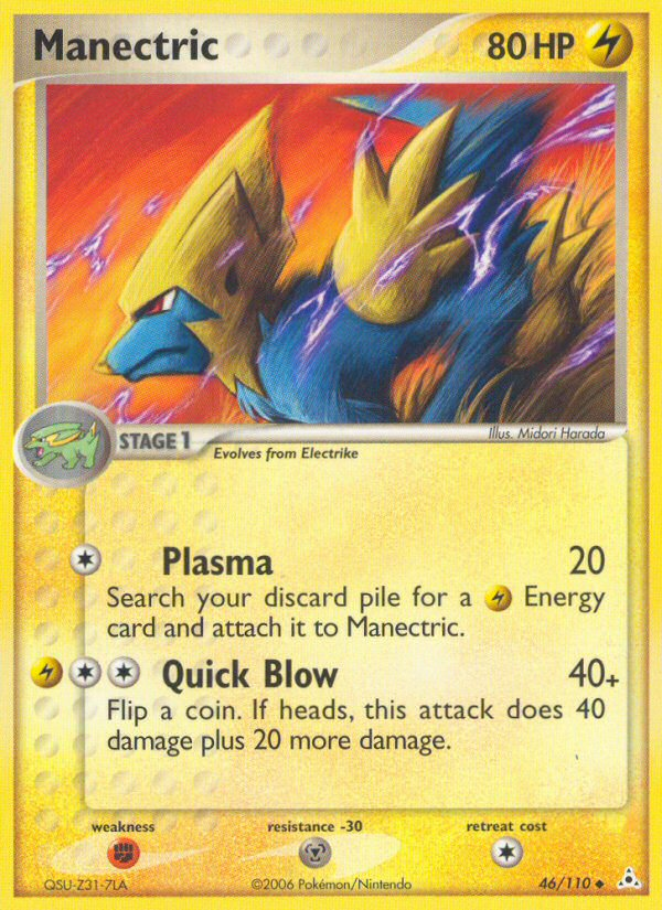 Manectric (46/110) [EX: Holon Phantoms] | Exor Games Dartmouth