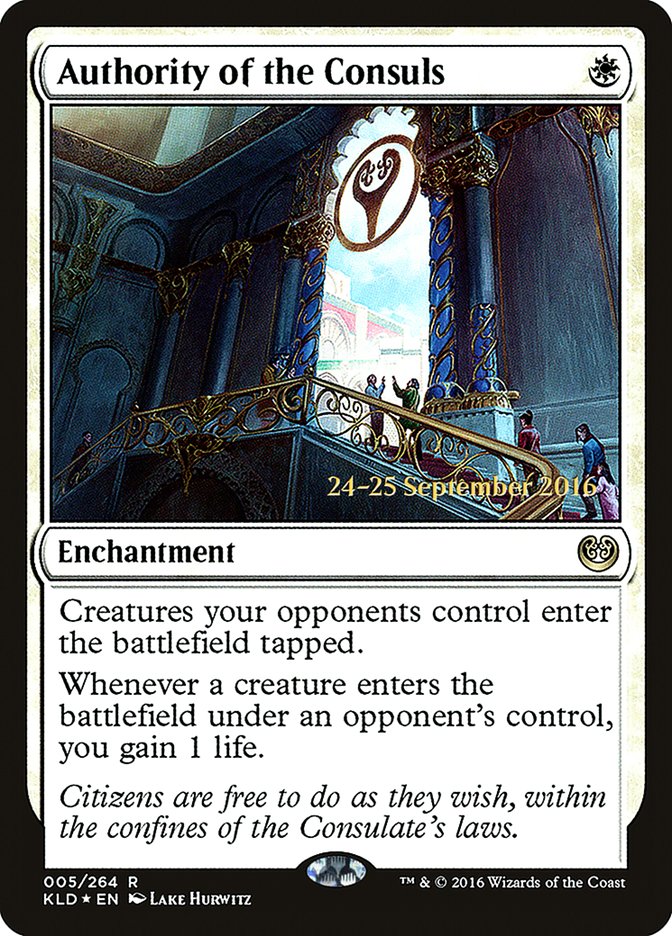 Authority of the Consuls  [Kaladesh Prerelease Promos] | Exor Games Dartmouth