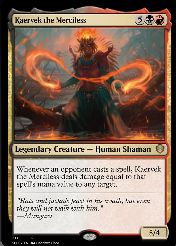 Kaervek the Merciless [Starter Commander Decks] | Exor Games Dartmouth