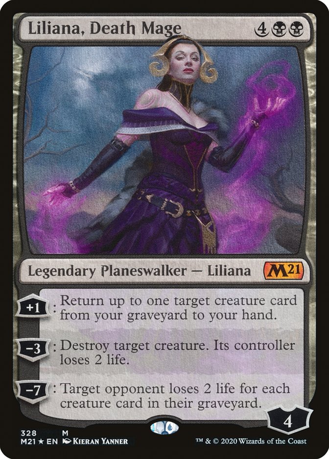 Liliana, Death Mage [Core Set 2021] | Exor Games Dartmouth