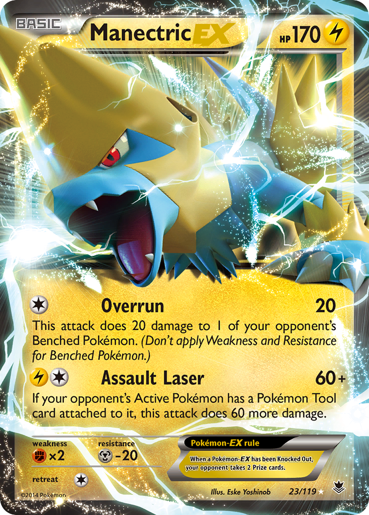 Manectric EX (23/119) [XY: Phantom Forces] | Exor Games Dartmouth