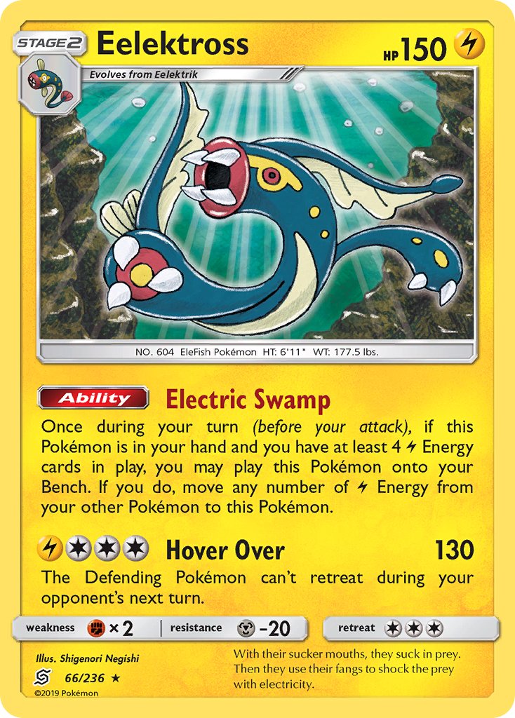 Eelektross (66/236) (Theme Deck Exclusive) [Sun & Moon: Unified Minds] | Exor Games Dartmouth