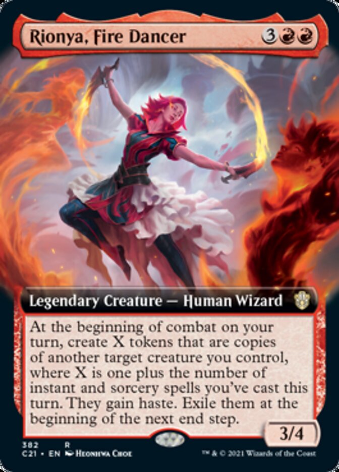 Rionya, Fire Dancer (Extended) [Commander 2021] | Exor Games Dartmouth