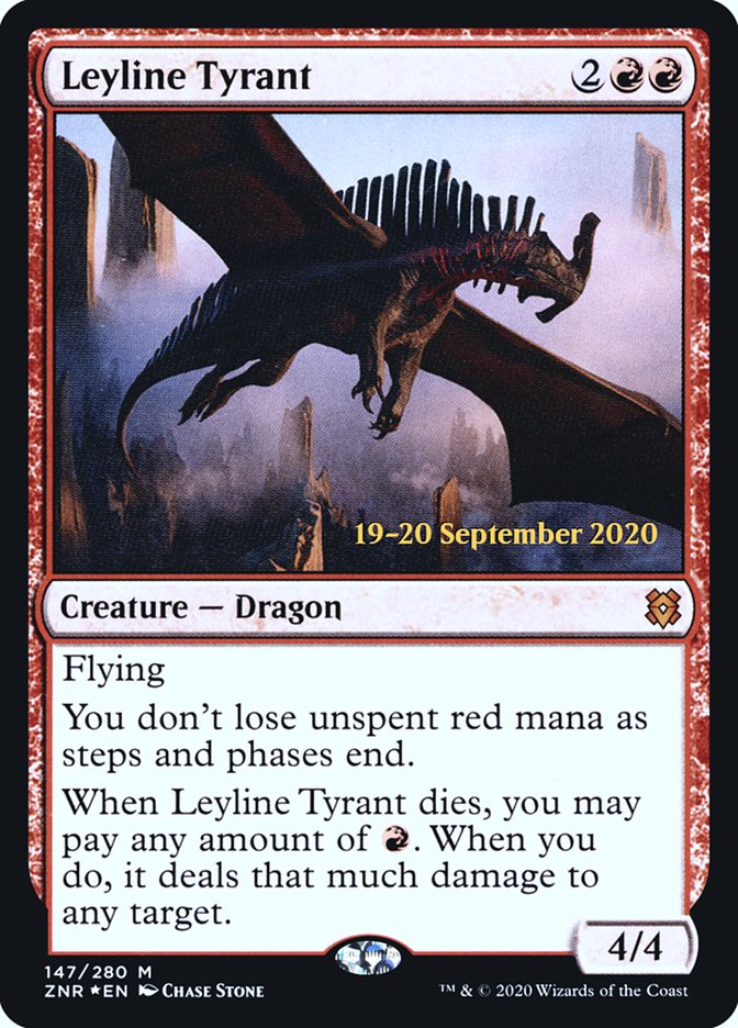 Leyline Tyrant  [Zendikar Rising Prerelease Promos] | Exor Games Dartmouth