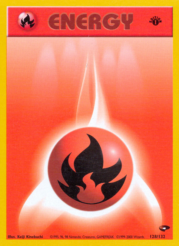 Fire Energy (128/132) [Gym Challenge 1st Edition] | Exor Games Dartmouth