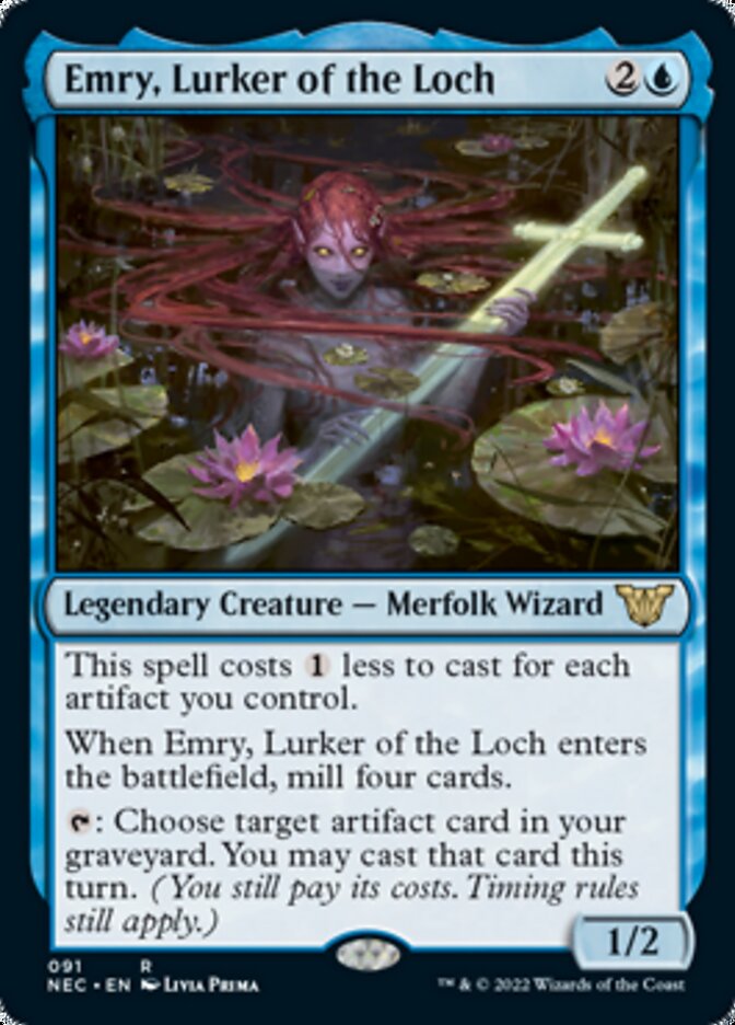 Emry, Lurker of the Loch [Kamigawa: Neon Dynasty Commander] | Exor Games Dartmouth