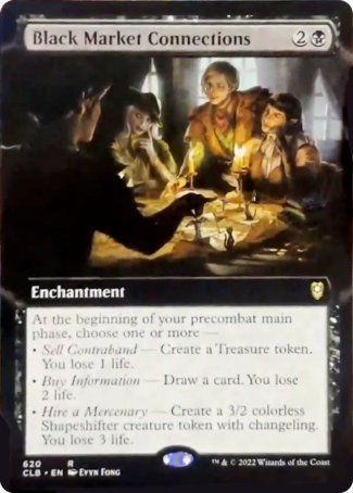 Black Market Connections (Extended Art) [Commander Legends: Battle for Baldur's Gate] | Exor Games Dartmouth