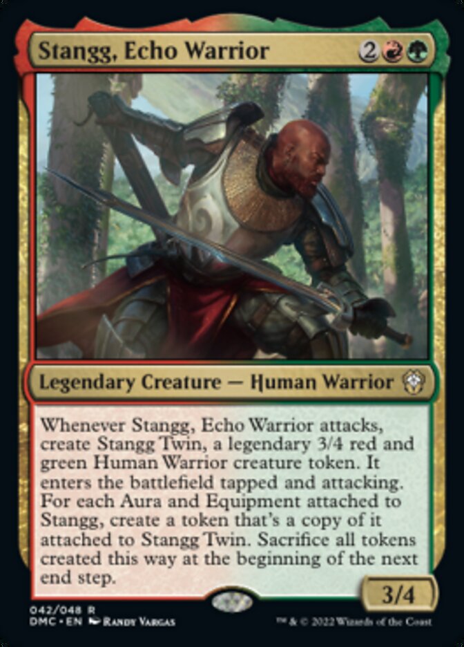 Stangg, Echo Warrior [Dominaria United Commander] | Exor Games Dartmouth