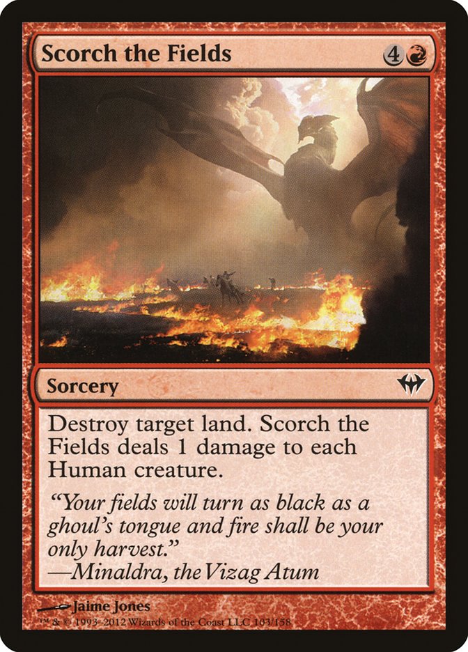 Scorch the Fields [Dark Ascension] | Exor Games Dartmouth
