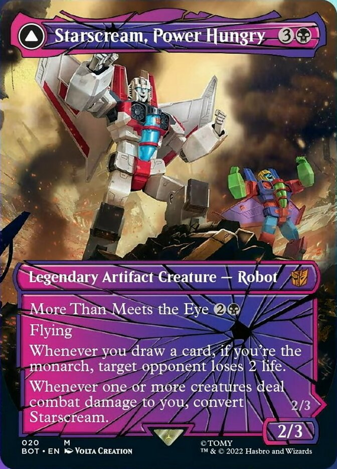 Starscream, Power Hungry // Starscream, Seeker Leader (Shattered Glass) [Universes Beyond: Transformers] | Exor Games Dartmouth