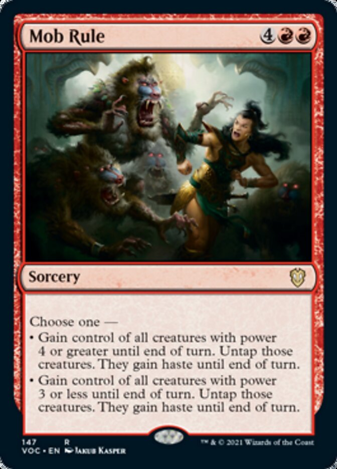 Mob Rule [Innistrad: Crimson Vow Commander] | Exor Games Dartmouth