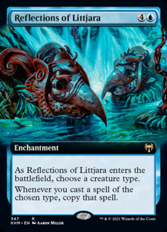 Reflections of Littjara (Extended Art) [Kaldheim] | Exor Games Dartmouth