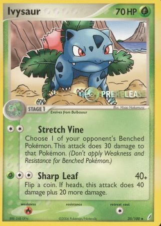 Ivysaur (35/100) (Prerelease Promo) [Nintendo: Black Star Promos] | Exor Games Dartmouth