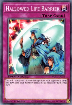 Hallowed Life Barrier [SGX1-ENE18] Common | Exor Games Dartmouth