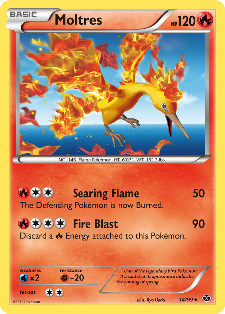 Moltres (14/99) [Black & White: Next Destinies] | Exor Games Dartmouth