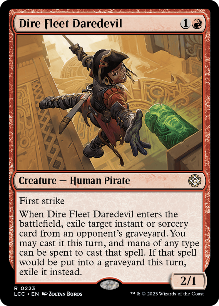 Dire Fleet Daredevil [The Lost Caverns of Ixalan Commander] | Exor Games Dartmouth