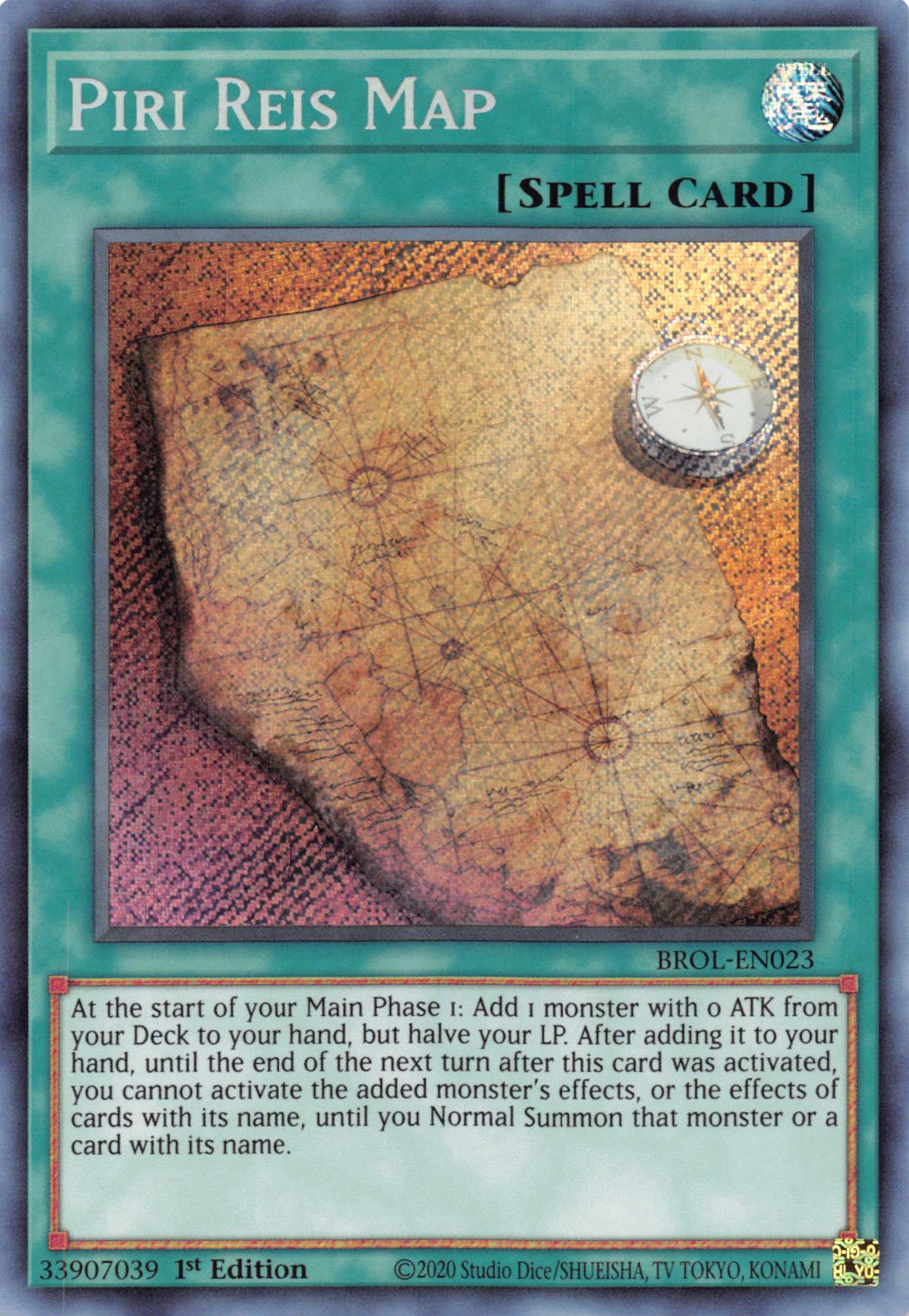 Piri Reis Map [BROL-EN023] Secret Rare | Exor Games Dartmouth