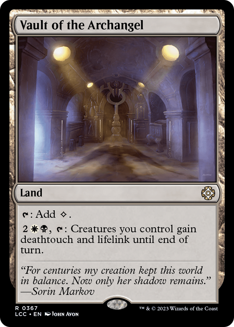 Vault of the Archangel [The Lost Caverns of Ixalan Commander] | Exor Games Dartmouth