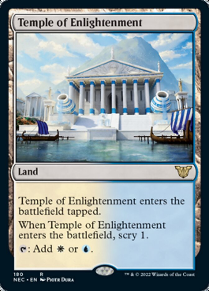 Temple of Enlightenment [Kamigawa: Neon Dynasty Commander] | Exor Games Dartmouth