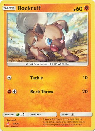 Rockruff (29/30) [Sun & Moon: Trainer Kit - Lycanroc] | Exor Games Dartmouth