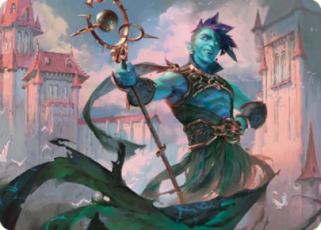 Haughty Djinn Art Card [Dominaria United Art Series] | Exor Games Dartmouth