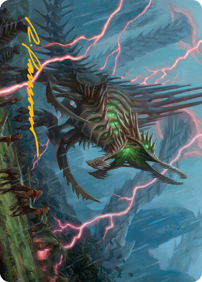 Etali, Primal Sickness Art Card (Gold-Stamped Signature) [March of the Machine Art Series] | Exor Games Dartmouth