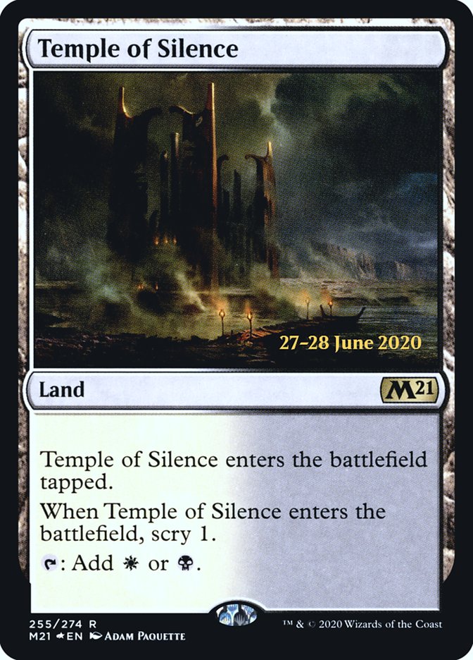 Temple of Silence  [Core Set 2021 Prerelease Promos] | Exor Games Dartmouth