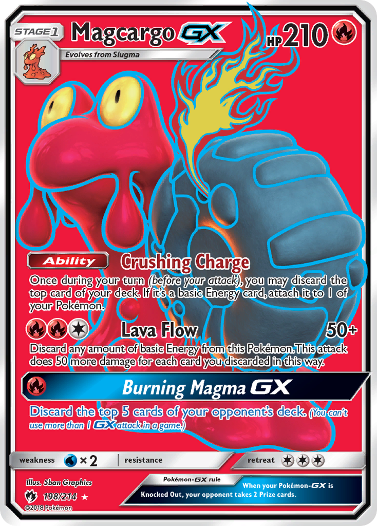 Magcargo GX (198/214) [Sun & Moon: Lost Thunder] | Exor Games Dartmouth