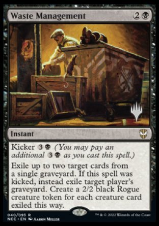 Waste Management (Promo Pack) [Streets of New Capenna Commander Promos] | Exor Games Dartmouth