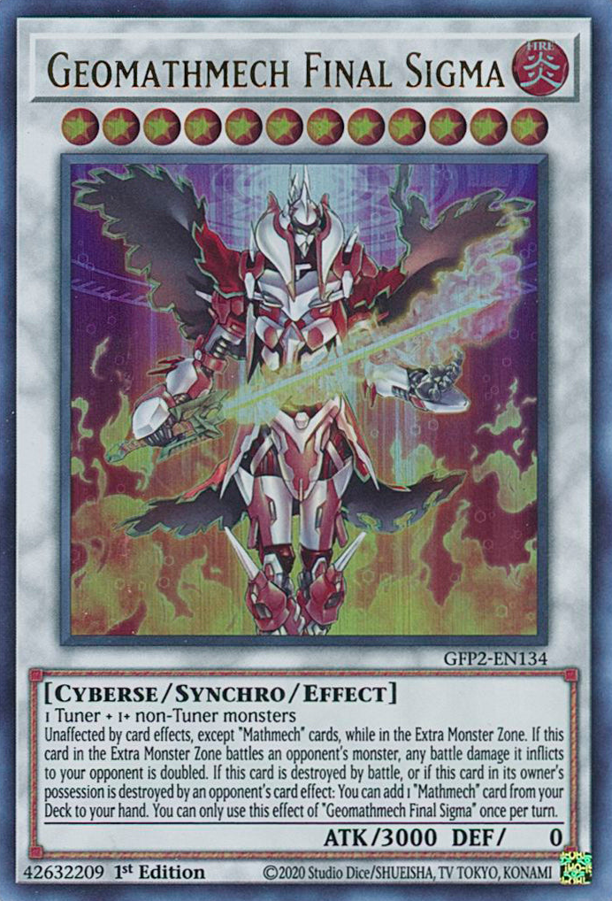 Geomathmech Final Sigma [GFP2-EN134] Ultra Rare | Exor Games Dartmouth
