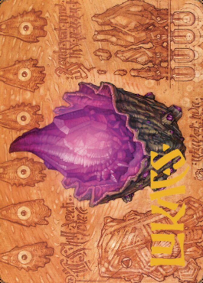 Thorn of Amethyst Art Card (Gold-Stamped Signature) [The Brothers' War Art Series] | Exor Games Dartmouth