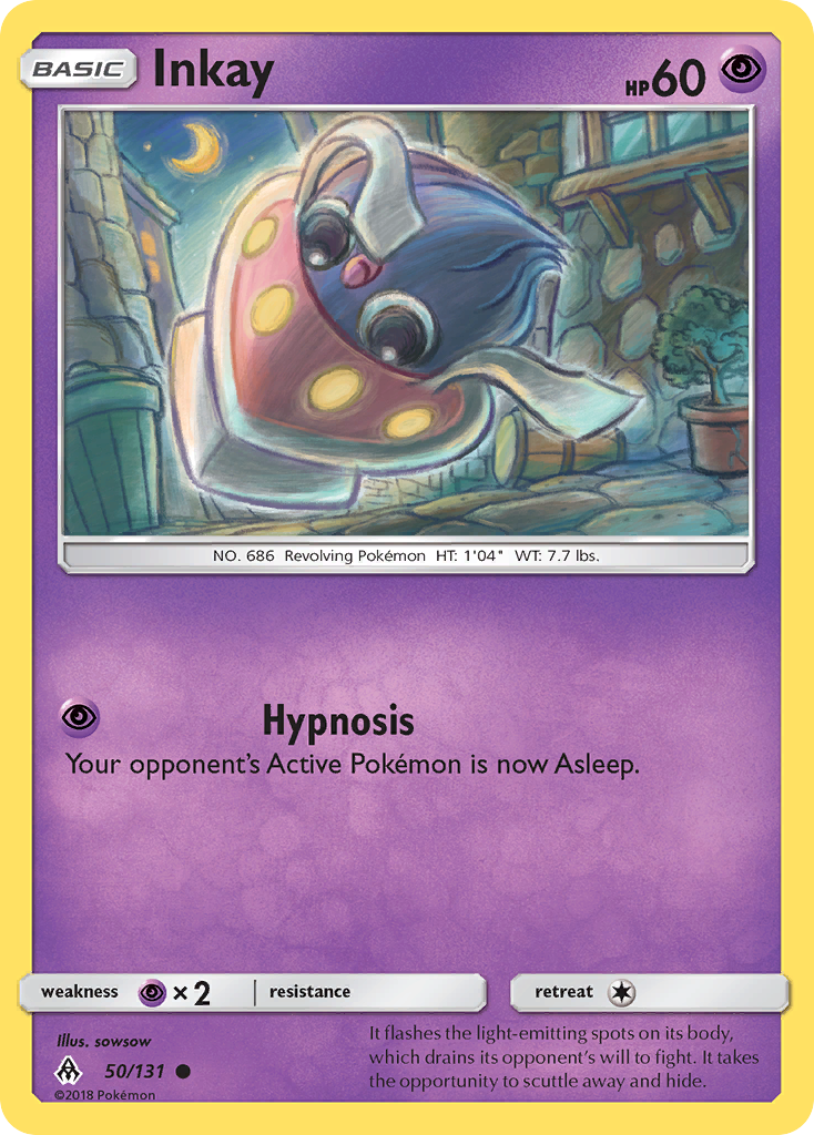 Inkay (50/131) [Sun & Moon: Forbidden Light] | Exor Games Dartmouth