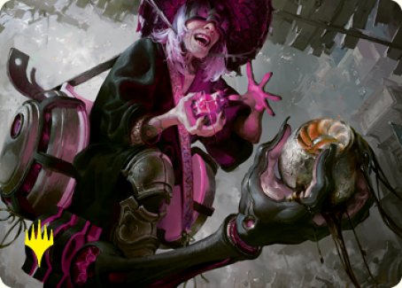 Undercity Scrounger Art Card (Gold-Stamped Signature) [Kamigawa: Neon Dynasty Art Series] | Exor Games Dartmouth