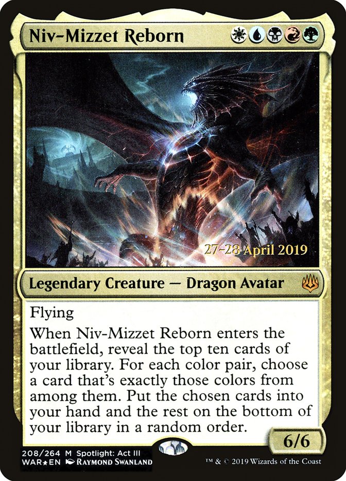 Niv-Mizzet Reborn  [War of the Spark Prerelease Promos] | Exor Games Dartmouth