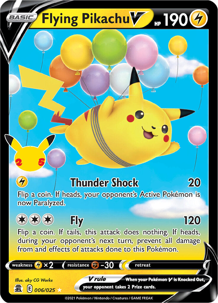 Flying Pikachu V (006/025) [Celebrations: 25th Anniversary] | Exor Games Dartmouth